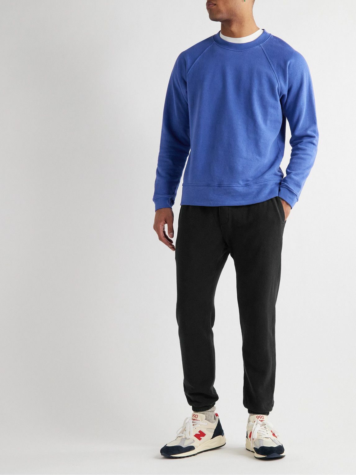Jungmaven - Sierra Hemp and Cotton-Blend Jersey Sweatshirt - Blue