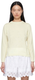 Tricot Comme des Garçons Off-White Wool Sweater