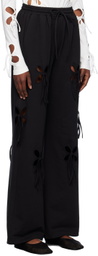 J.Kim Black Petal Lounge Pants