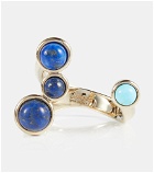 Chloe - Zodiac ring with turquoise and quartz