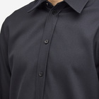 Jil Sander Men's Heavy Cotton Shirt in Navy