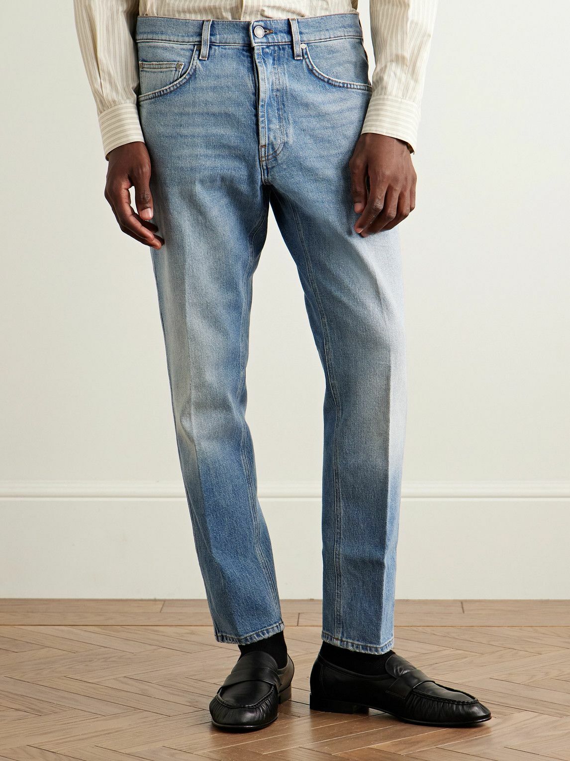 Lardini - Slim-Fit Straight-Leg Jeans - Blue