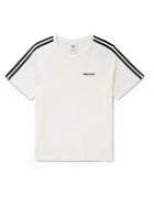 adidas Originals - Wales Bonner Webbing-Trimmed Organic Cotton-Jersey T-Shirt - White