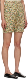 Nanushka Yellow Doxxi Shorts