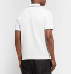 McQ Alexander McQueen - Logo-Appliquéd Cotton-Piqué Polo Shirt - White