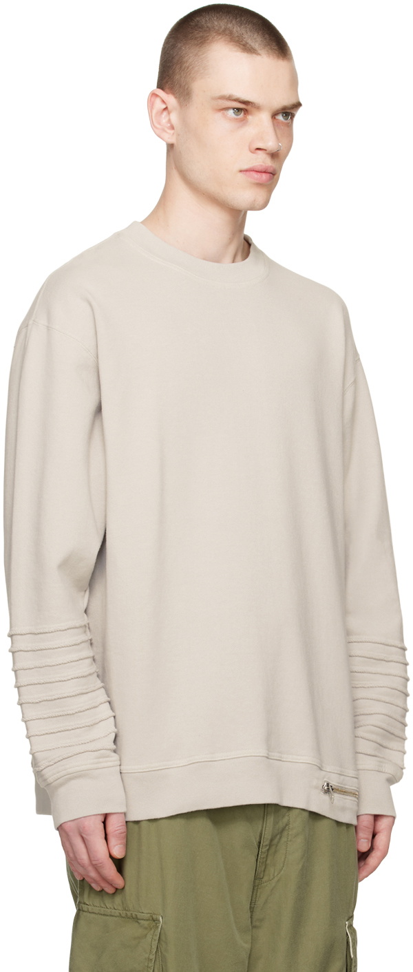 Undercoverism Beige Zip Sweatshirt