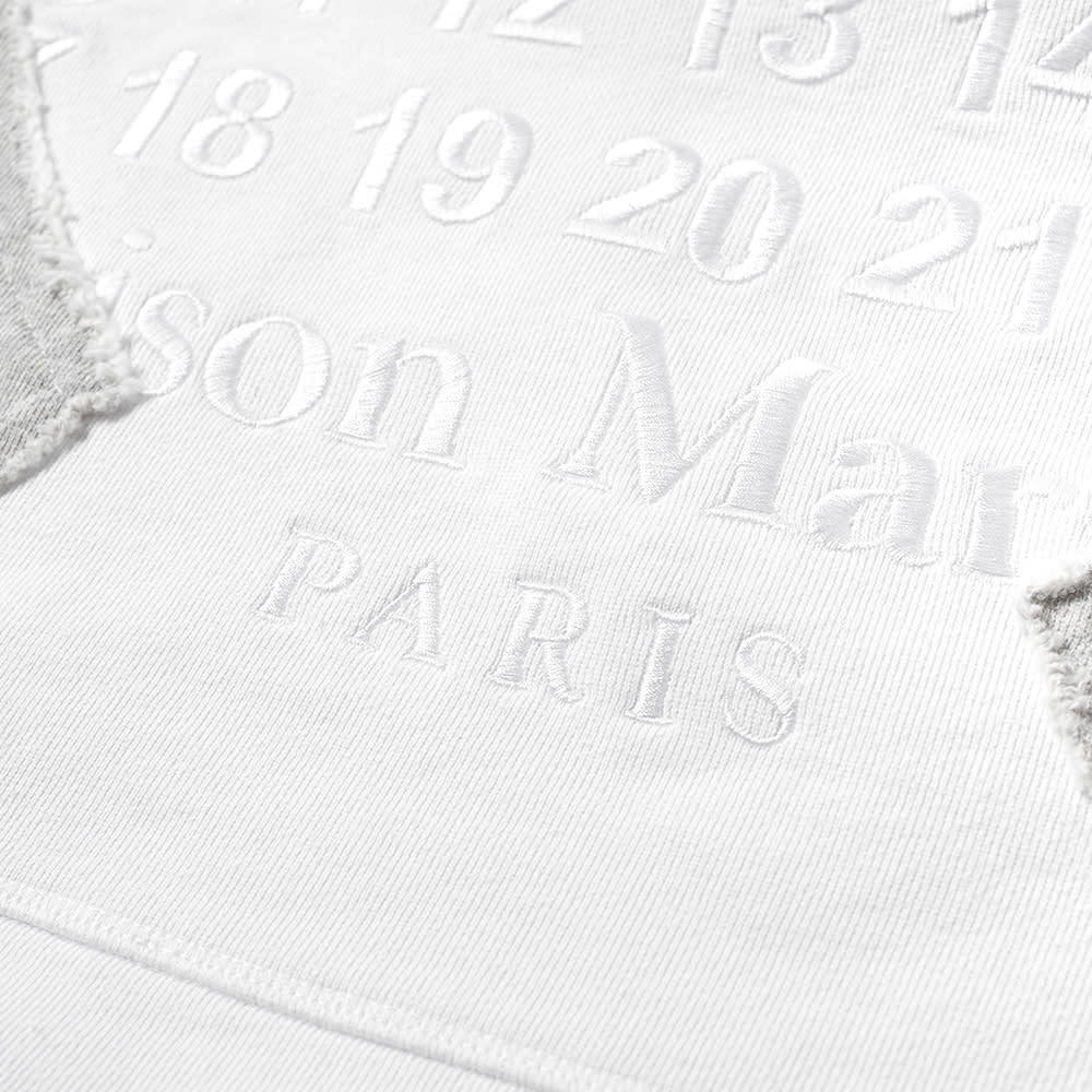 Maison Margiela 10 Cut & Sew Embroidered Logo Crew Sweat Maison