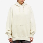 ALYX Women's 1017 9SM Printed Logo Treated Hoody in Dirty Off White