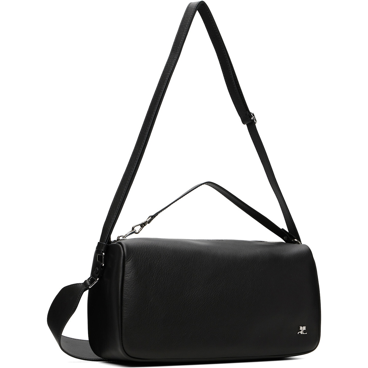 Courrèges Black Medium Three Sixty Leather Bag