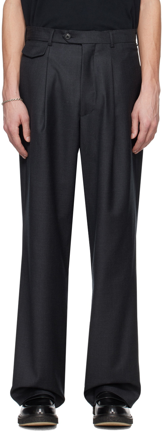 Lownn Gray Wide Trousers