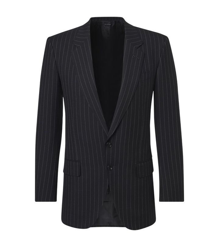 Photo: Tom Ford Striped wool twill blazer