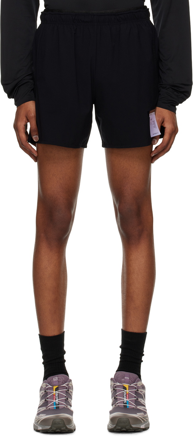 Satisfy Black Unlined Shorts Satisfy