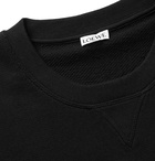 Loewe - Printed Loopback Cotton-Jersey Sweatshirt - Men - Black