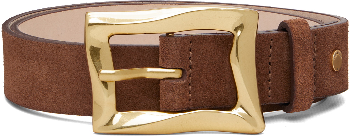 rag & bone Brown Waverly Suede Belt