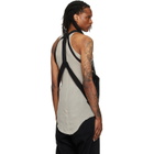 Rick Owens Black Tower Temple Leather Vest