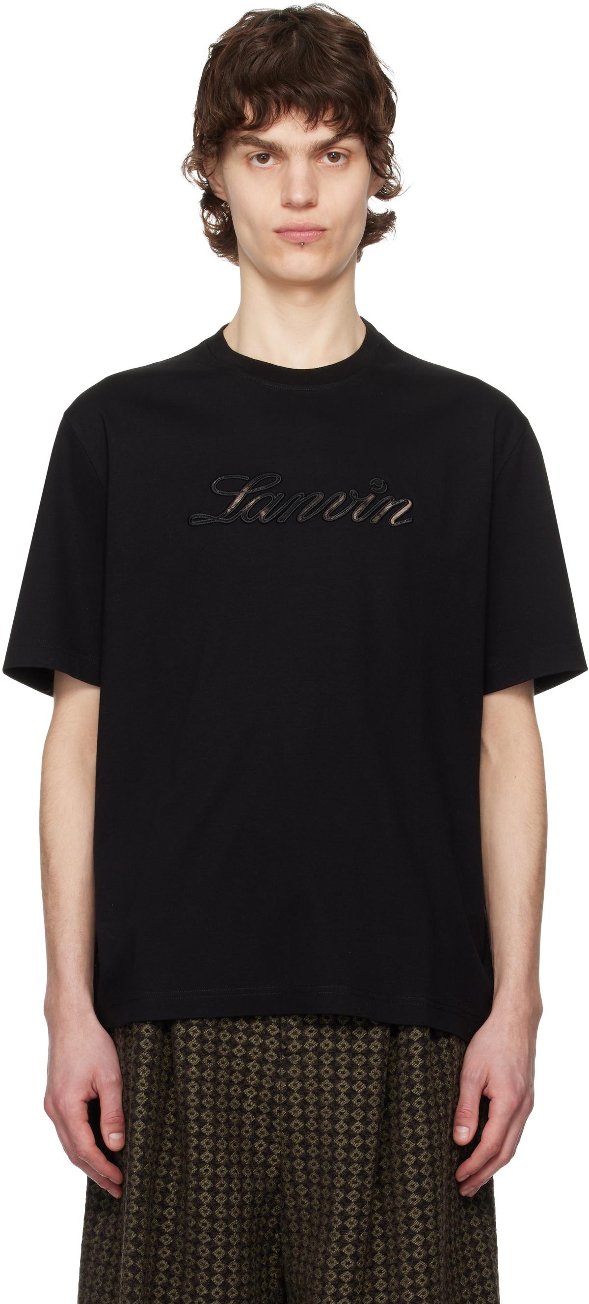 Lanvin Tshirt Sneaker Logo Cream
