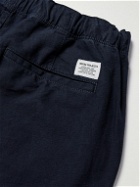 Norse Projects - Ezra Straight-Leg Cotton and Linen-Blend Shorts - Blue