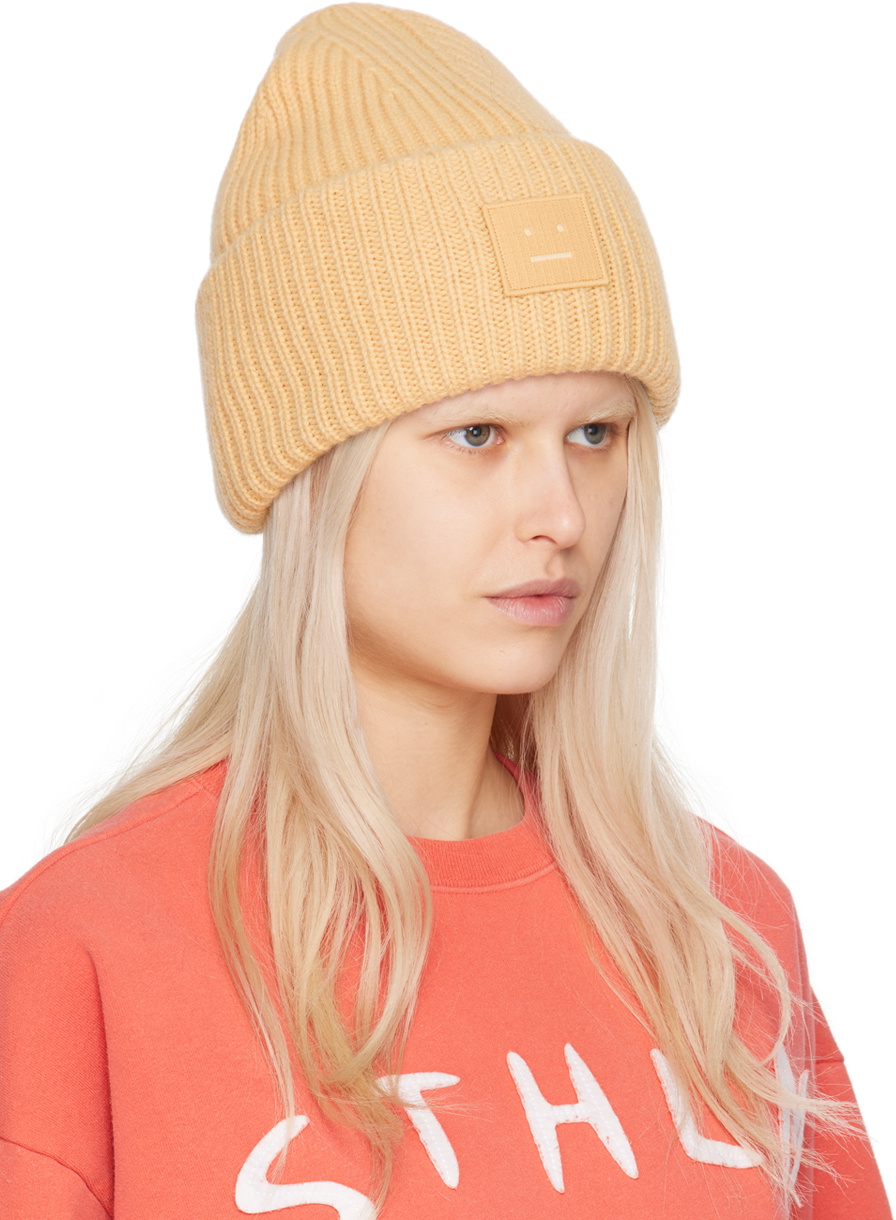 Face logo clearance beanie