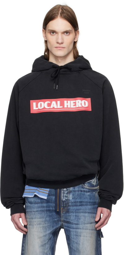 Photo: Martine Rose Black Raglan Hoodie