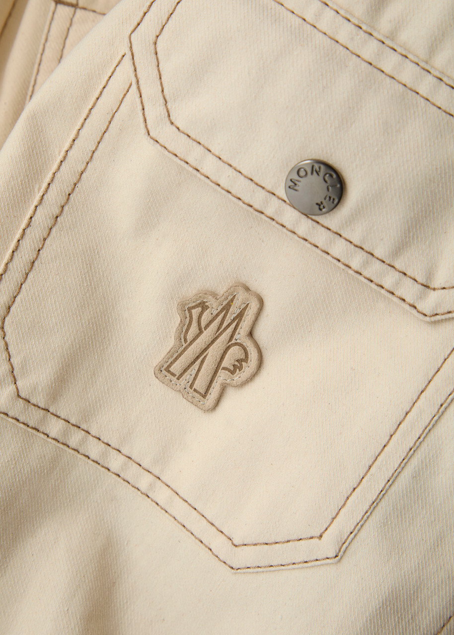 Moncler Grenoble Kelpius Padded Cotton-twill Overshirt Jacket Cream