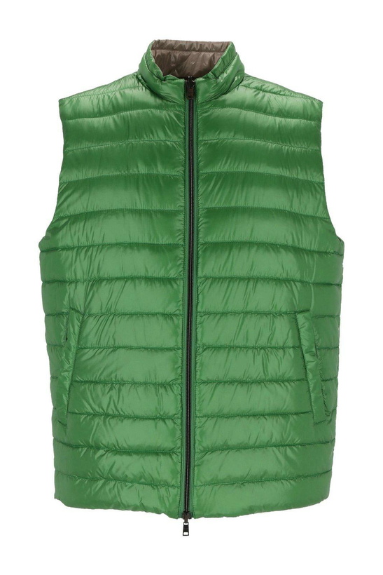 Photo: Herno Reversible Padded Zipped Gilet