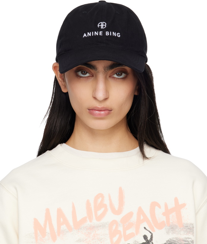 Photo: ANINE BING Black Jeremy Baseball Cap