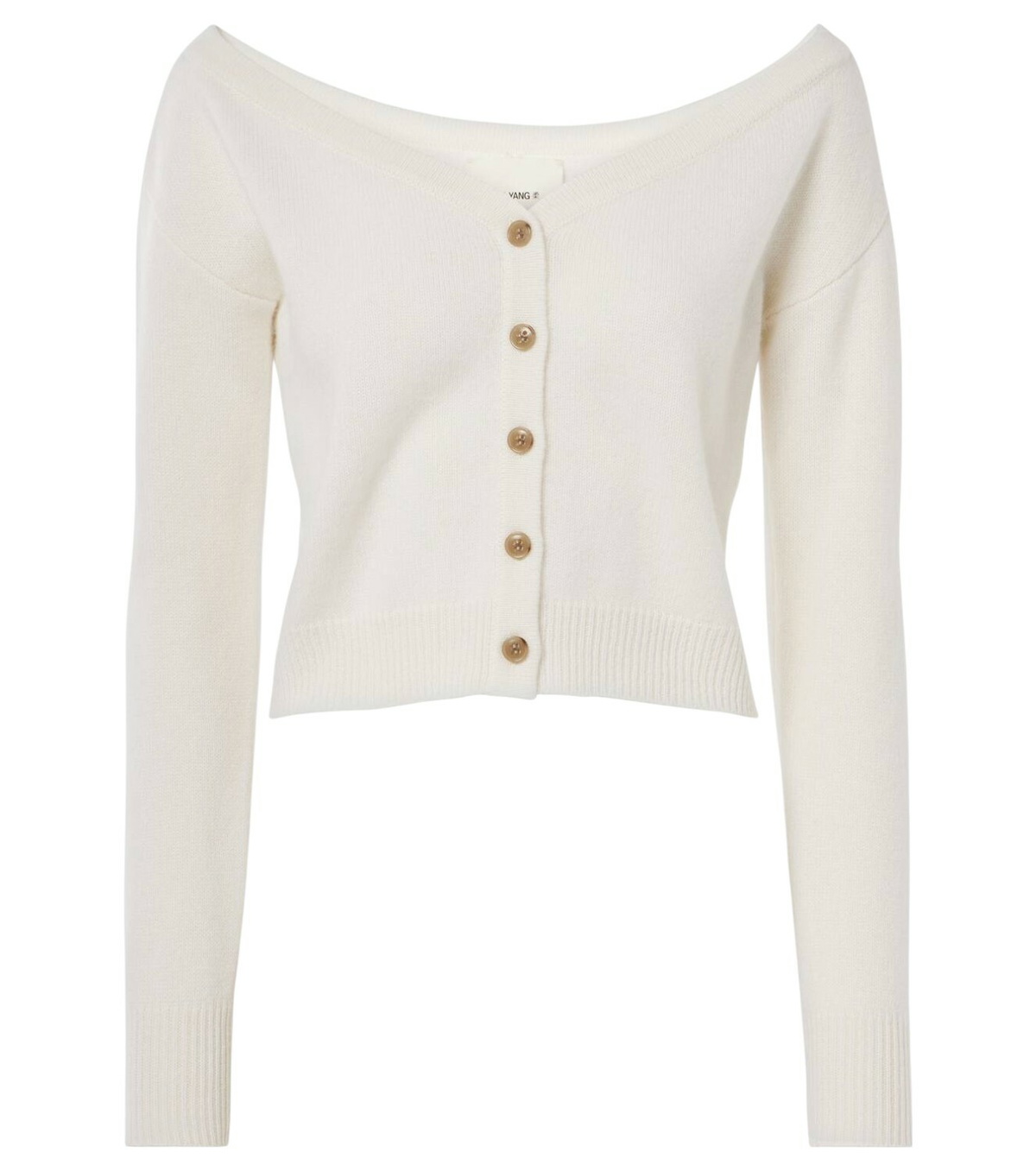 Lisa Yang Beige Cashmere Cardigan