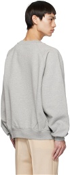 Bally Gray Printed Sweatshirt