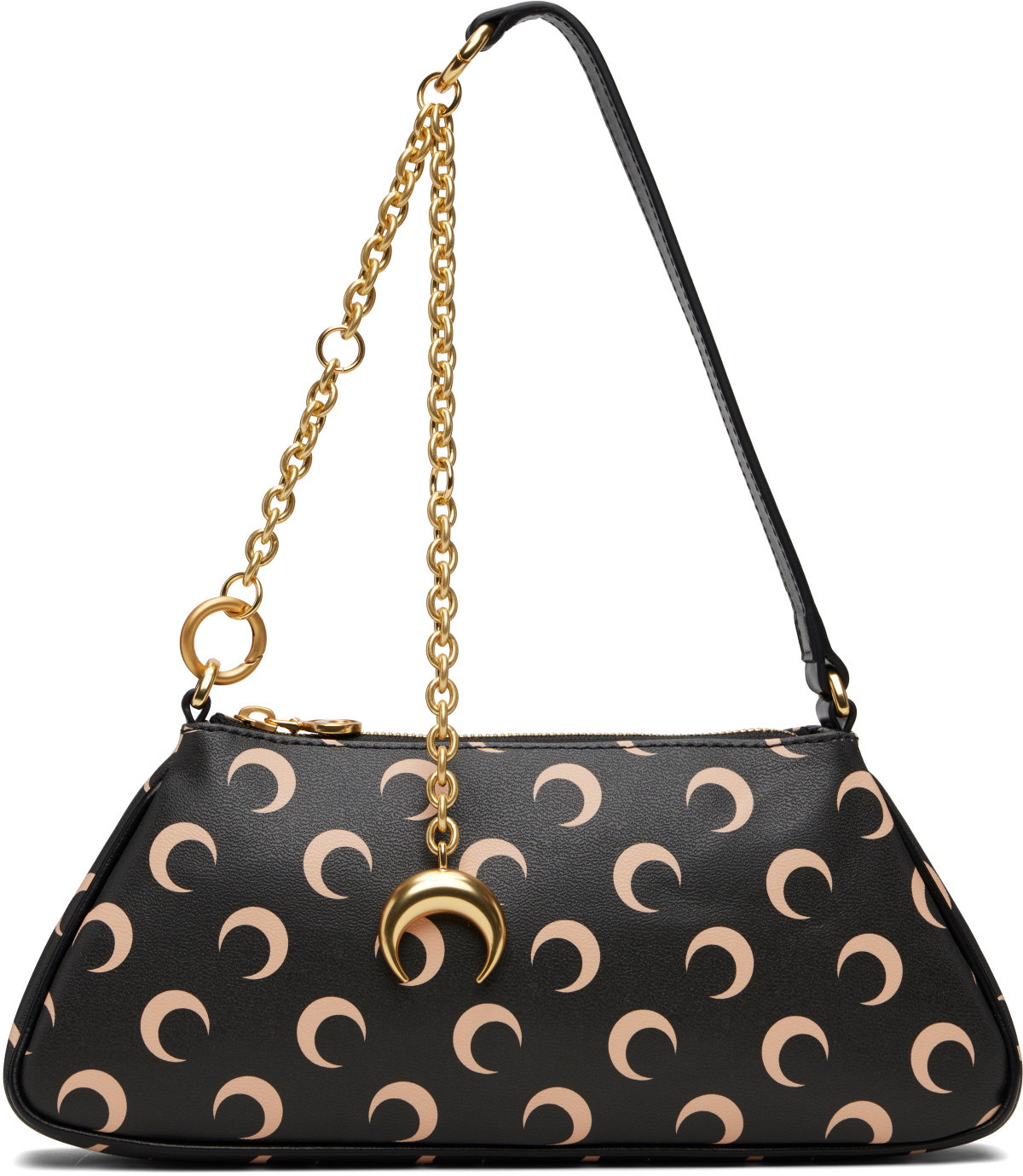 Marine Serre Black Moon Canvas Core Bag