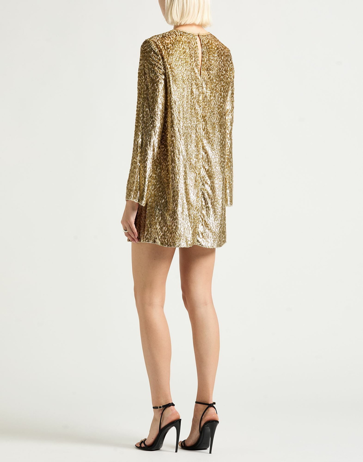 Jucca Womens Mini dress in Gold