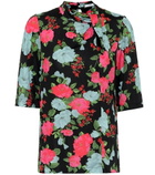 Erdem - Kacey floral jersey top