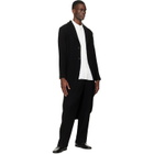HOMME PLISSÉ ISSEY MIYAKE Black Tuxedo Pleats Coat
