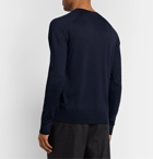 The Row - Igor Silk and Cotton-Blend Sweater - Blue