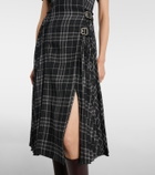 Burberry Meryl checked midi dress