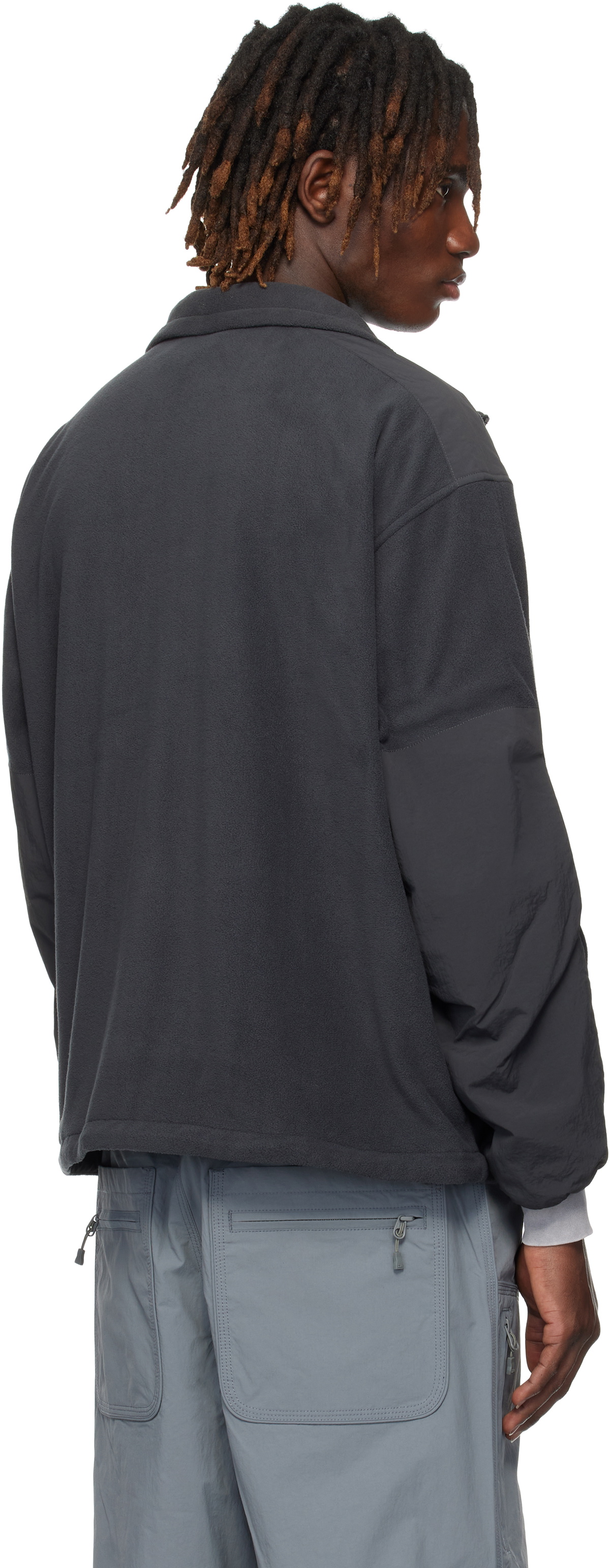DAIWA PIER39 Gray Tech Fleece Jacket