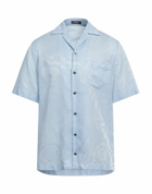 Versace Mens Shirt Sky in Blue
