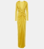 Costarellos Brienne gathered jersey gown