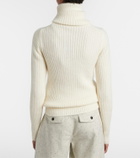 Moncler Grenoble Ribbed-knit wool and mohair-blend turtleneck sweater