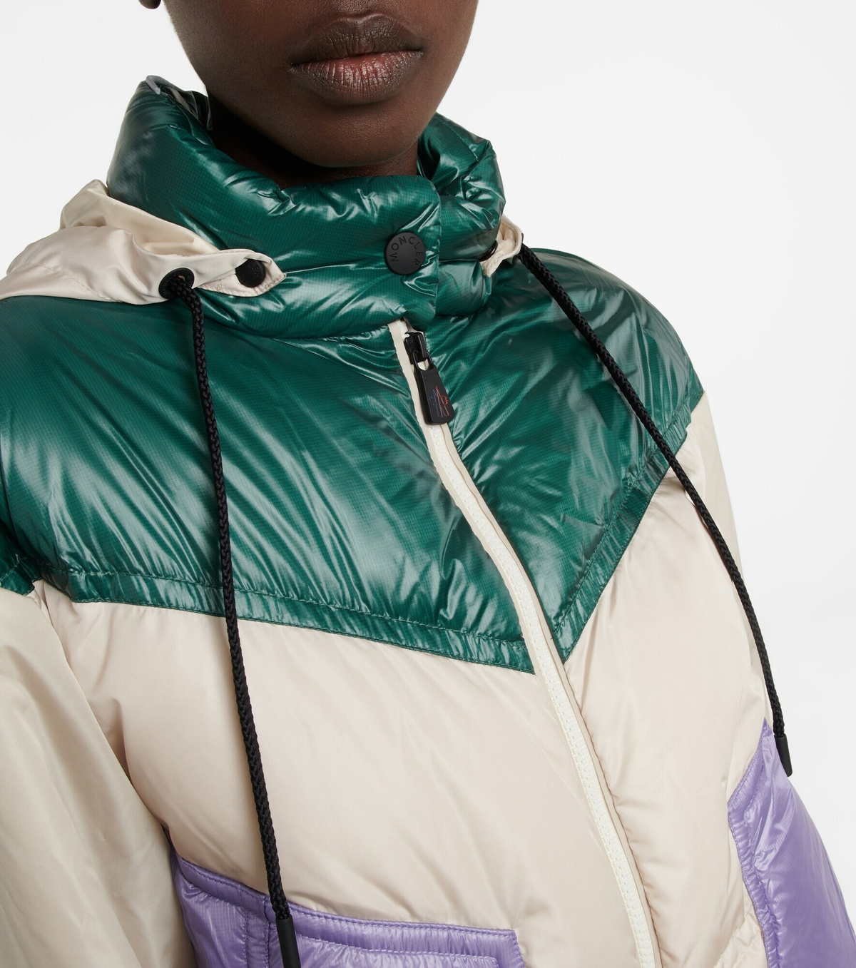 Moncler Grenoble - Ledi colorblock down jacket Moncler Grenoble