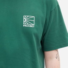 PACCBET Men's Small Sun Logo T-Shirt in Dark Green