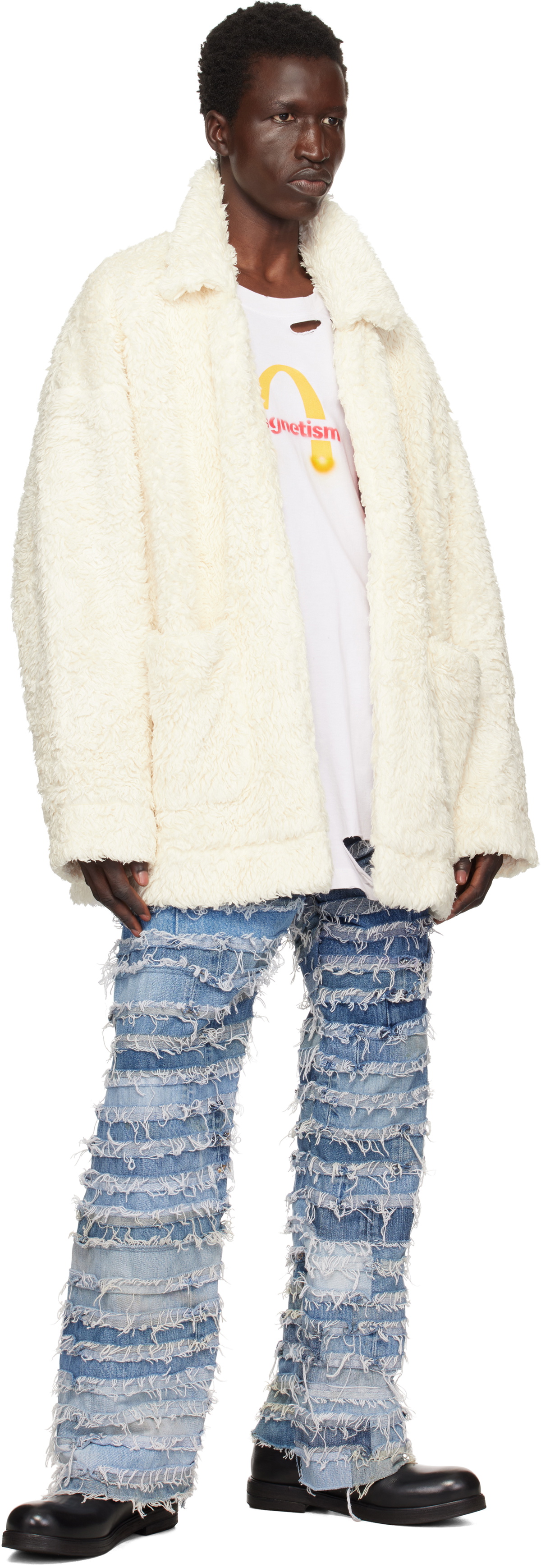 doublet Off-White Hand-Painted Jacket Doublet
