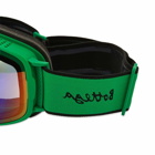 Bottega Veneta Eyewear BV1167S Ski Goggles in Green