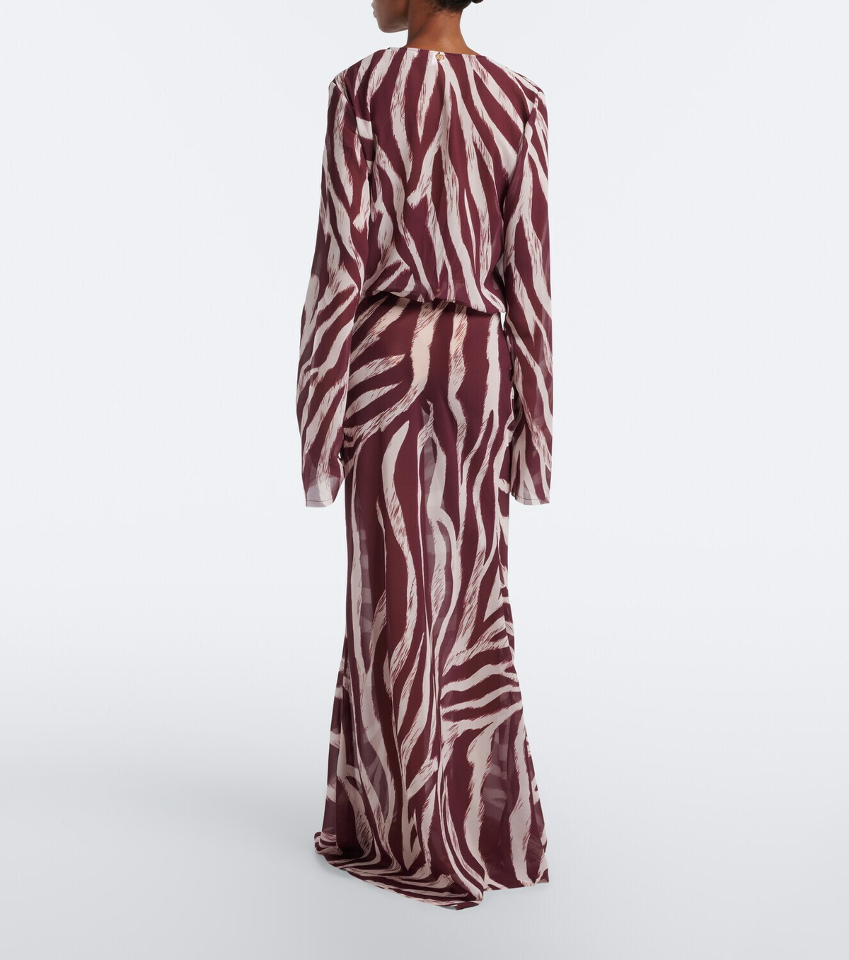 Bananhot Nema zebra-print maxi dress