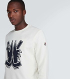 Moncler Appliqué cotton sweatshirt