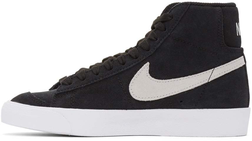 Nike Black Suede Blazer Mid '77 Vintage Sneakers