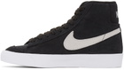 Nike Black Suede Blazer Mid '77 Vintage Sneakers