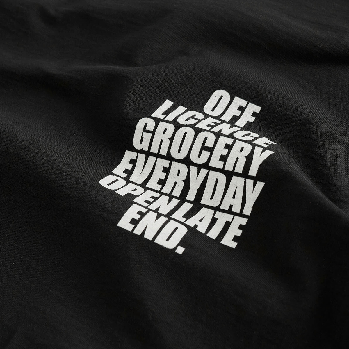 END. Open 'til Late T-Shirt in Black