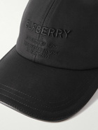 Burberry - Logo-Embroidered Cotton-Twill and Mesh Baseball Cap - Black