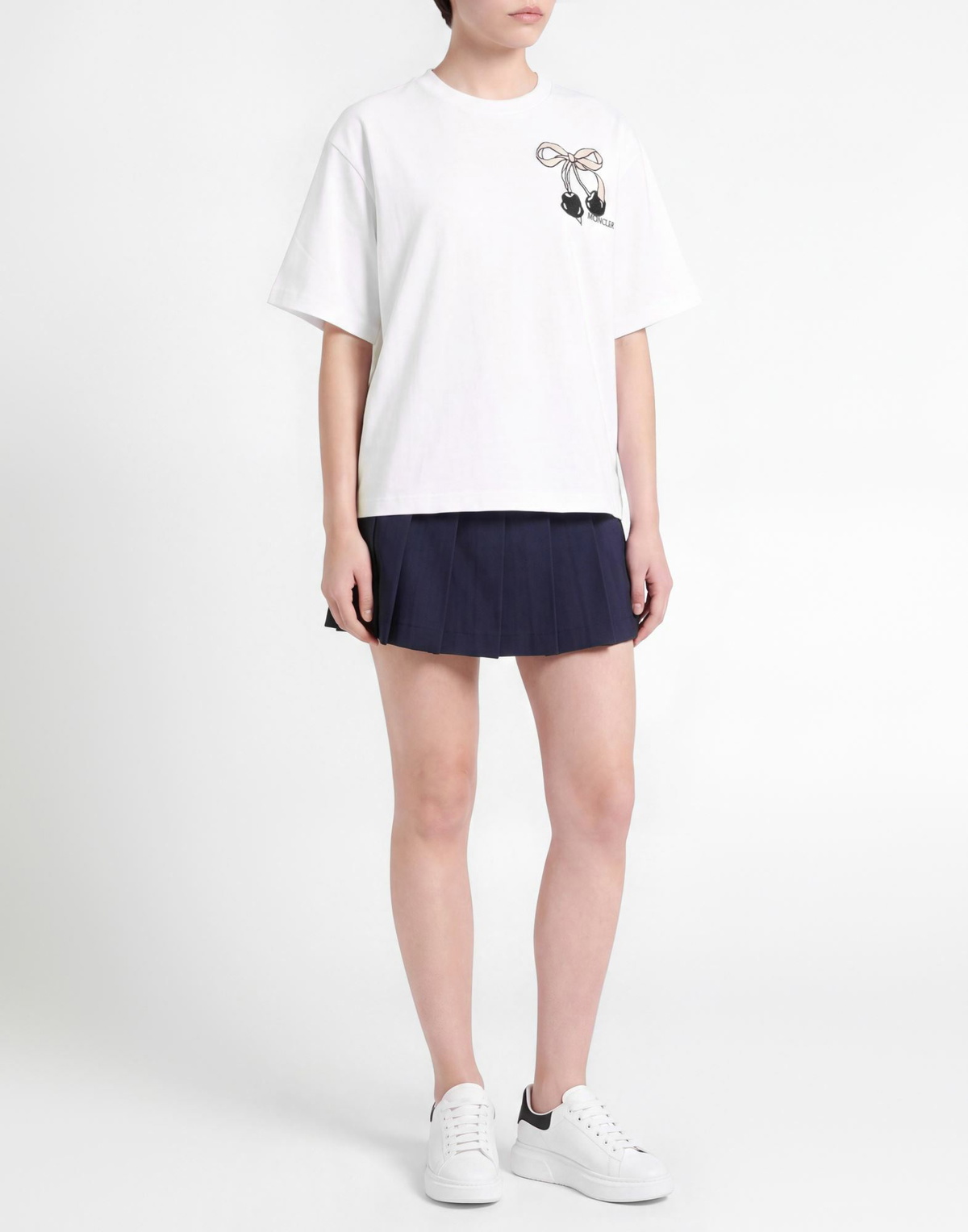 Moncler Womens T-shirt in White
