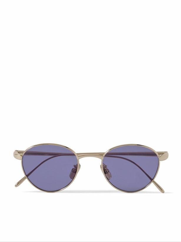 Photo: LOEWE - Round-Frame Gold-Tone Sunglasses